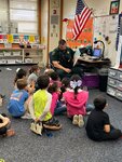 Thursday, Jan. 25 was a special day for us at Everglades Elementary as we surprise the kids with their "Special Surprise Guest Readers". Sheriff Noel Stephen, Major Michael Hazellief (along with K-9 Angel), Civil Clerk Denise Sikorski, Sgt. Jack Nash and Sgt. Heath Hughes made the surprise visit and enjoyed reading with some really excited kids. 
We extend a special thank you to SRO Deputy Tim Higgins and all the Everglades Elementary staff, especially Mrs. Jenna Peterson (her banana bread), for always making us feel welcome and invited.